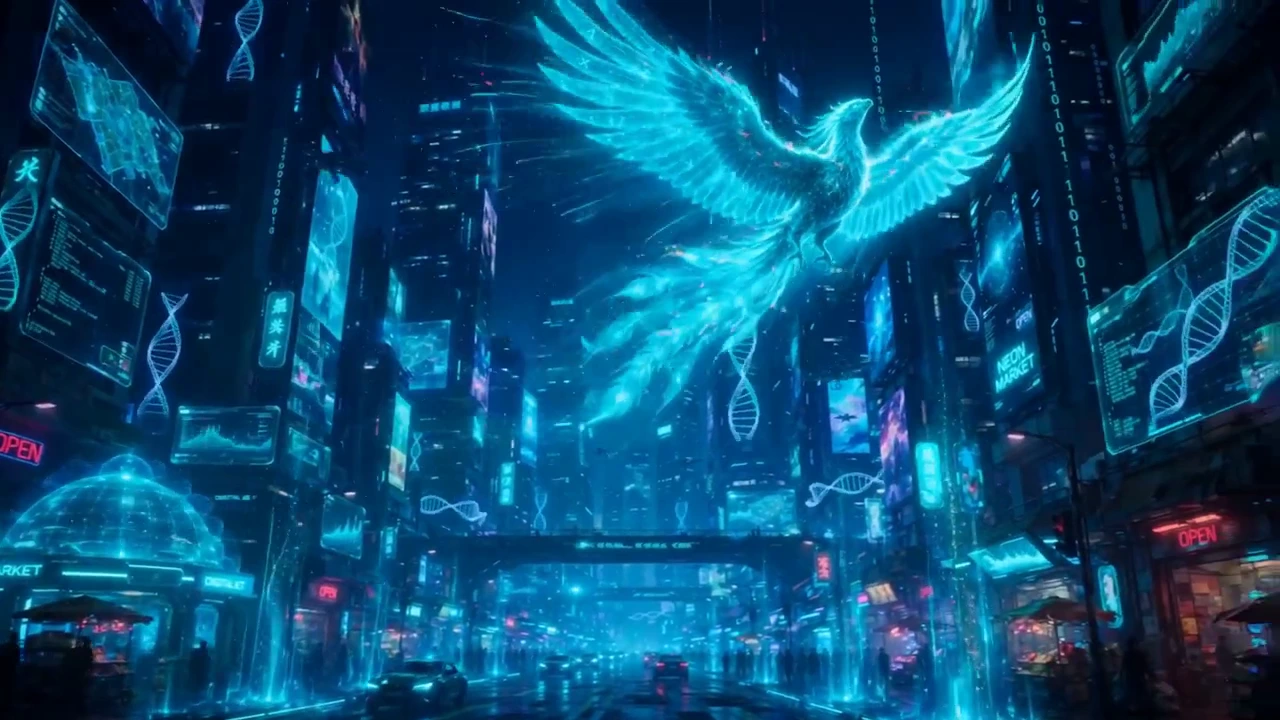 Ciudad digital futurista: transformación con Inteligencia Artificial